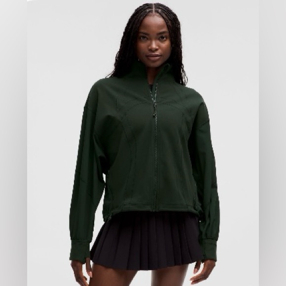 lululemon Relaxed-Fit Define Luon Jacket SZ 4 Rainforest Green Great Condition - Picture 1 of 5
